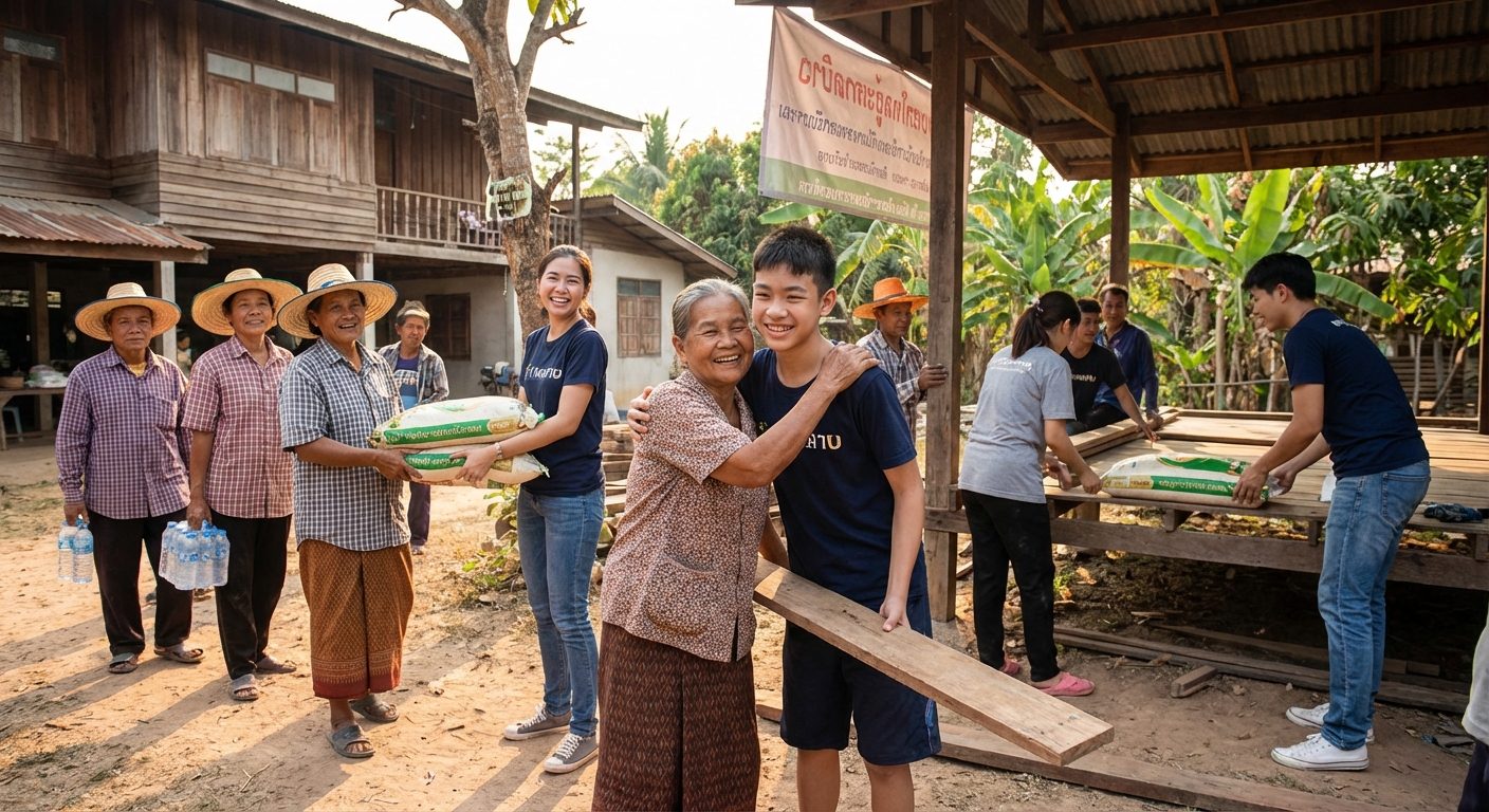 โครงการ "เพื่อนบ้านร่วมใจ ดูแลภัยชุมชน"