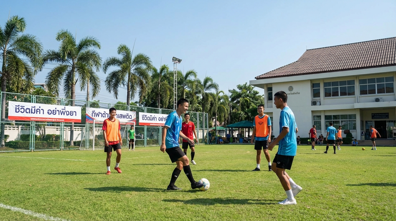 ป้องกันปัญหายาเสพติด - โครงการหมู่บ้านสีขาว